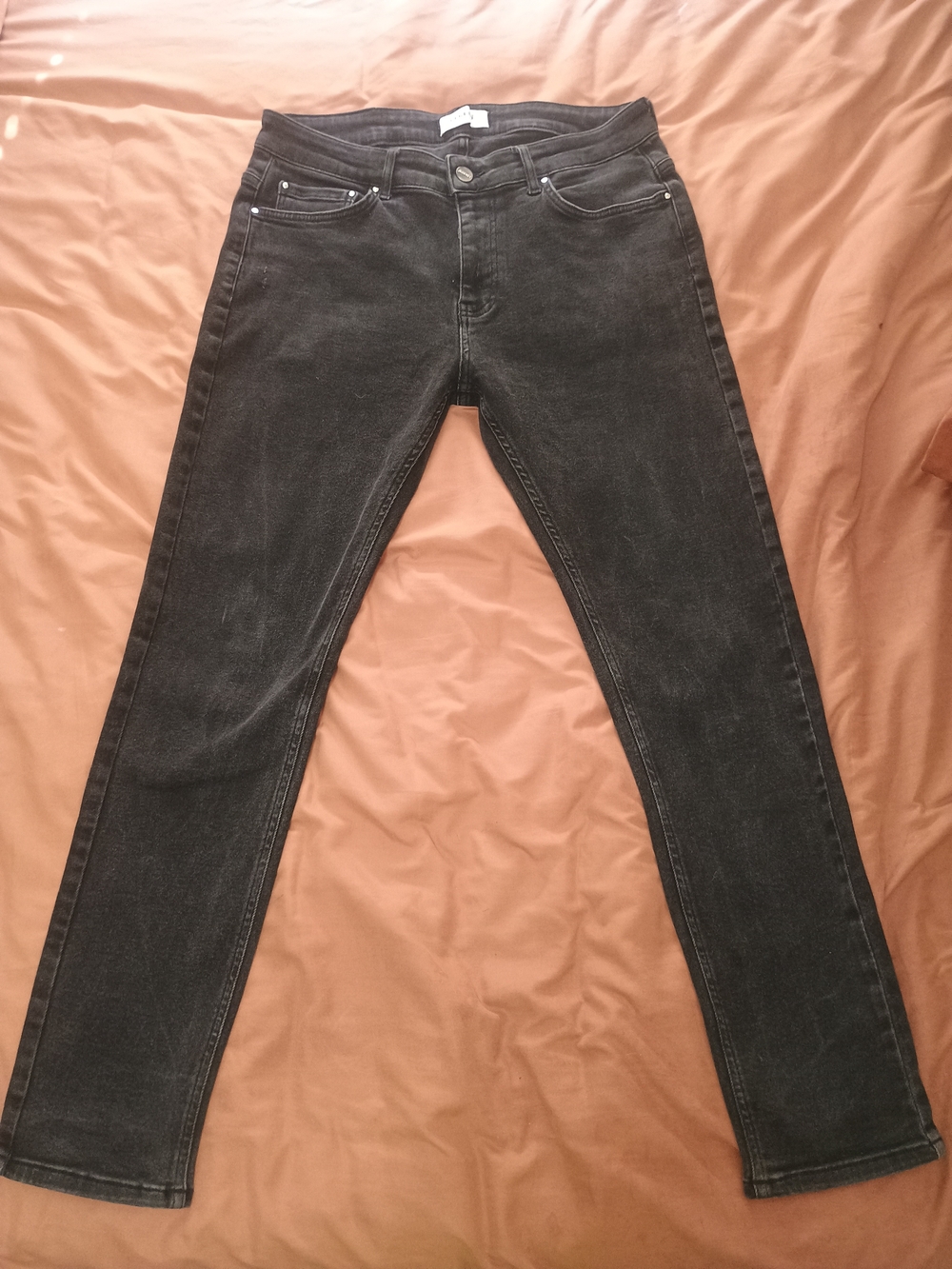 Men's Slim Black Stretch Jeans